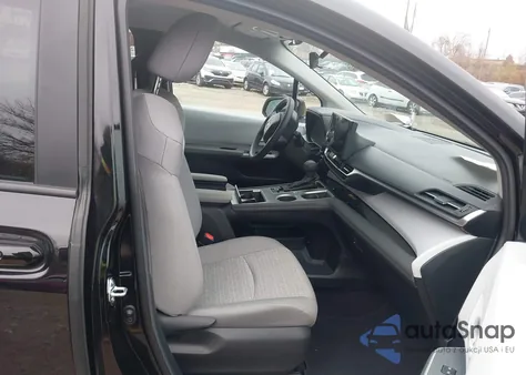 2025 Toyota Sienna Le from USA, damaged, VIN 5TDKRKEC3SS254847